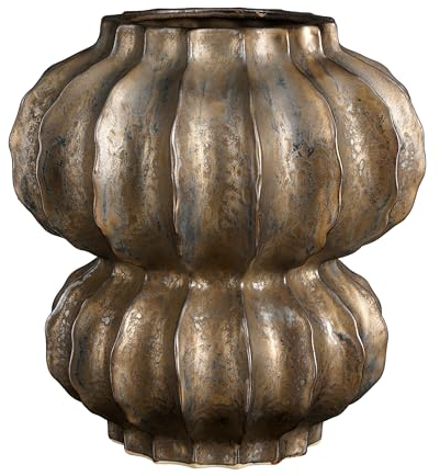 Mica Decorations Altea Vase - 33x33x35 cm - Keramik - Bronze
