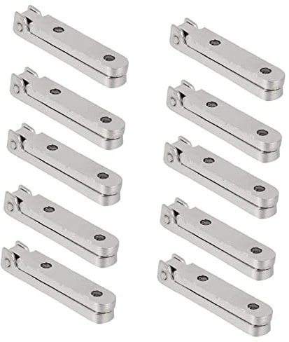 Uonlytech 3 Sätze 90-grad-scharnier Für Holzkisten Wein- Und Schmuckkästchen Truhenscharnier Zinklegierung Einfache Installation 10 Stück * 3