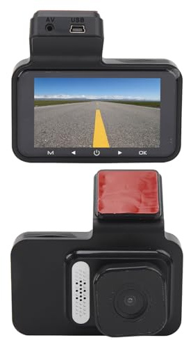 Dash Cam Front and Rear, 1080P Full HD Mini Car Dash Cam with 3.0 Inch IPS Display, Night Vision Car DVR, Loop Recording