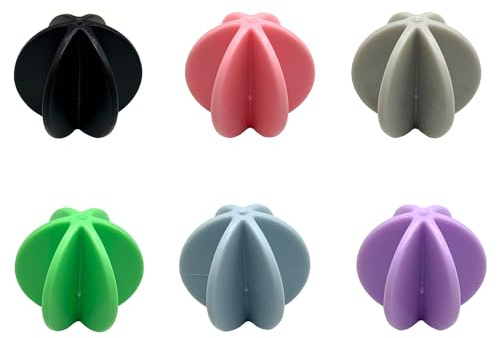 Bodundirect 6 Pcs Mutilcolor Replacement Plastic Shaker Ball Whisk Protein Shaker Mixer Mixing Ball Drinking Bottle Cup Shaker (Diameter: 1.49inches/3.8cm)(6 Colors)