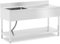 Royal Catering RCGS-1B1600D6 Spültisch 1 Becken zu 500 x 400 x 250 mm extra Ablage Edelstahl Edelstahl-Spültisch Gastro-Spültisch
