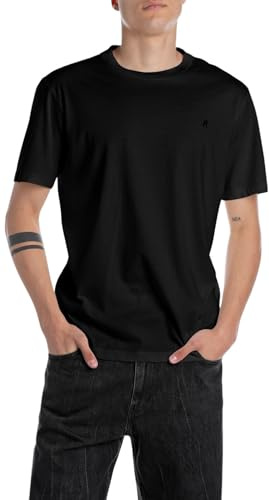 Replay Herren T-Shirt Kurzarm aus Baumwolle