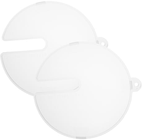 Mikinona 2pcs Mixer Cover Replacement Splash Guard for Mixing Bowl Frother Whisk