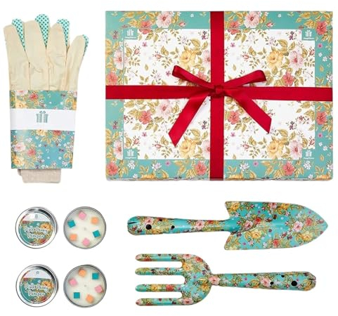 Gartenwerkzeug Set, Gartenset für Pflanzen und Gartenarbeit, Kleingeräte Set für Müheloses EIN und Umpflanzen in Beeten und Blumenkästen, Handschaufel(Blue)
