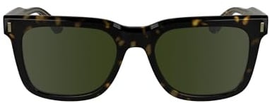 Calvin Klein Men's Sunglasses CK24536S - Dark Havana with Solid Green Lens