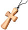 VALICLUD Handmade Wooden Cross Pendant Necklace for Men Women Delicate Cross Necklace Olive Wood Stylish Present
