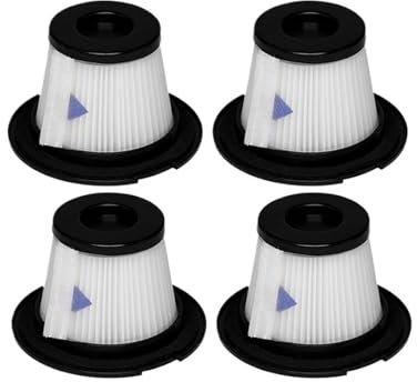NVVSHND Ersatzteile for Staubsauger-Hepa-Filter, Zubehör, kompatibel mit Dibea T6/C17/T1/SC4588, kompatibel mit MOOSOO K17-Staubsauger(4 pcs)