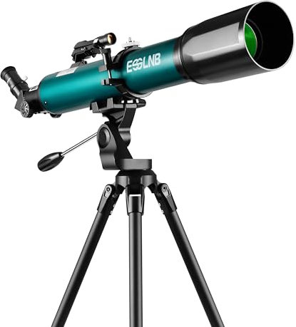 ESSLNB Telescope 70080 Telescopes for Astronomy Adult with Sky Tonight APP Smartphone Adapter Adjustable Tripod Finder Scope Wireless Remote