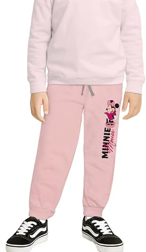 Disney Minnie Mouse Jogginghose für Mädchen - Kinder Trainingshose Sweathose Hose Rosa