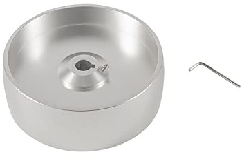 Manicar 2 x 72 Belt Grinder Wheel Aluminum Wheel Crowned for Knife Grinder 6 Drive 5/8 Bore