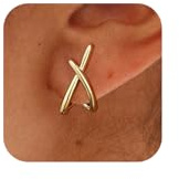 Emibele Gold Ohrstecker für Frauen, zierlich 14K vergoldet Ohrringe mit 925 Sterling Silber Post, einfache minimalistische Gold Ohrringe Trendy, hypoallergene Ohrringe für Frauen Schmuck