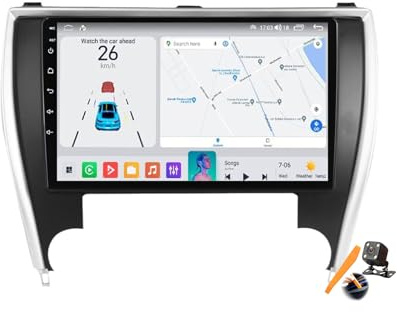 M6 pro3,YLOXFW Android 15.0 Navi 2 DIN Stereo Ersatz für Camry 2014-2017 Autoradio Sat GPS Navigation 9 Zoll Cartablet DVD Multimedia Player FM BT Receiver mit Android Auto Carplay