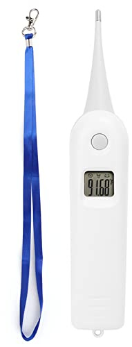 Gavigain Elektronisches Tierthermometer, schnelles digitales Veterinärthermometer für Hunde, Katzen, Pferde, Rinder, Schweine