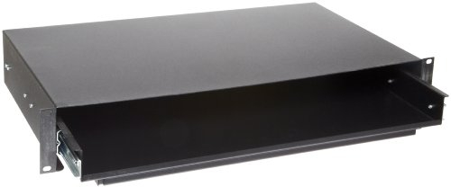 Bud Industries ks-1787-bt Stahl Schiebetür Tastatur Maus Regal, 20–1/5,1 cm Länge x 22–19/162,6 cm Breite x 3–29/162,6 cm Höhe, Struktur schwarz Finish