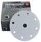 50 Stück Exzenter Schleifscheiben 9-Loch Ø 150 mm - WHITE LINE - Korn 80 - Schleifscheiben 150 Klett - 50 Stk. Schleifpapier Wabrasive - Geeignet für den Exzenterschleifer - Schleifmittel resistent gegen Zusetzen