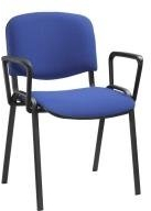 NOWY STYL ISO Black 1.3 C06 Besucherstuhl Iso blau.G:Schwa