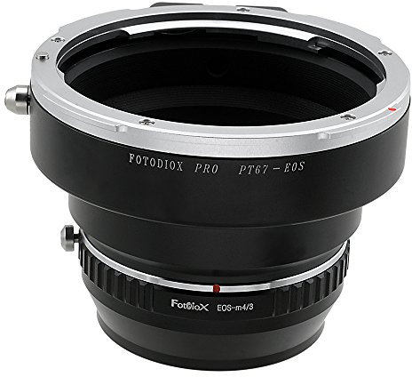 Fotodiox Pro Combo Lens Mount Adapter Compatible with Pentax 6x7 Lenses on Micro Four Thirds Mount Cameras