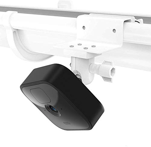 HOLACA Weatherproof Gutter Mount Compatible with All-New Blink Outdoor 4 (4th Gen)/(3rd Gen) Indoor Camera &Blink XT2 - Weatherproof 360 Degree Protective Adjustable Outdoor Accessories (WHITE)