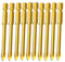 10Pcs 3mm Tungsten Tile Drill Bit Set Carbide Drill Bit Glass Ceramic Flat Spear Head Drill Bit