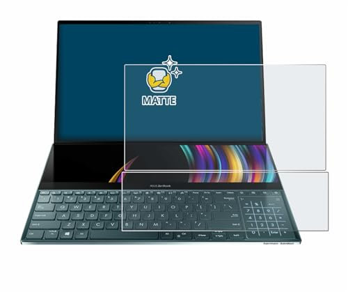 brotect Screen Protector Anti-Glare compatible with ASUS ZenBook Duo UX481FL Screen Protector Matte, Anti-Fingerprint Protection Film