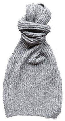 PNA Damen Schal Strick Weiche Baumwolle Melierter Herbst-Winter (Anthrazit)