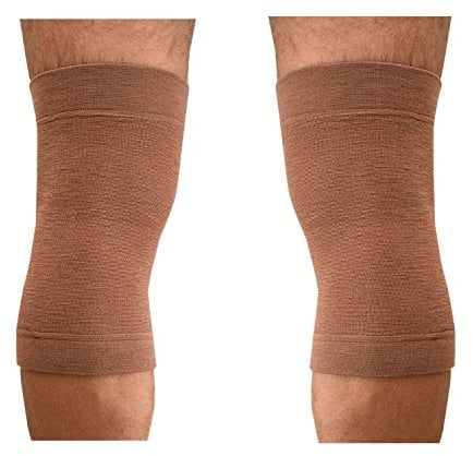 Wolle Kniewärmer Kniebandage arthrose 2 Knieschoner Elastische Band Wärme für die Knie Schmerzlinderung Traumata X-LARGE