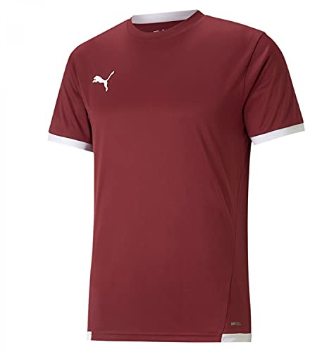PUMA Unisex Kinder Teamliga Jersey Jr Shirt, Cordovan-puma White, 128 EU