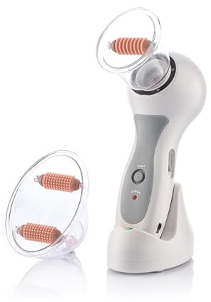 CELLUSTOP - Aspirateur Anti-Cellulite effet Palper Rouler 2 Ventouses avec Rouleaux de Massage - USB