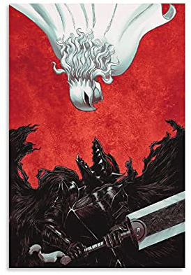 GNKIO Berserk Wandkunst Dekorative Malerei - Wohnzimmer & Schlafzimmer, 12x18 inch (30x45 cm)