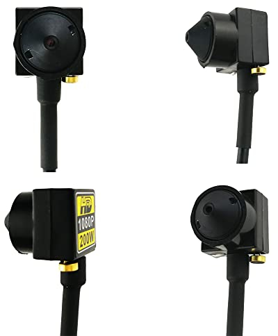 YinRuins Kleinste Mini AHD CCTV-Kamera 1080P HD 3,7 mm Objektiv Sicherheits-Überwachungskamera für 2MP AHD DVR System