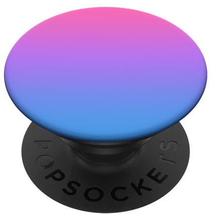 Rosa, Lila, Blau, Farbverlauf, Ombré PopSockets Klebender PopGrip