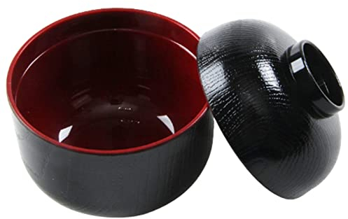 ALMAK Ciotola per Ramen in Stile Giapponese con Coperchio in ABS Ciotola per Zuppa di Miso Ciotola per Tagliatelle per Utensili da Tavolo da Cucina Ciotole di Riso Piatti