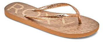 Roxy Damen Viva Sparkle Sandale, Bronze, 42 EU