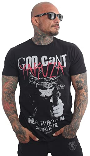 Yakuza Herren Pretender T-Shirt, Schwarz, 3XL