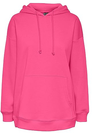PIECES Pcchilli Ls Oversized Hoodie Noos BC Sweatshirt Capuche Femme