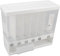 Rice Dispenser, Wall Mounted 6 Grid Press Cereals Dispenser Grain Storage Container with Measuring Cup for Beans Pet Food Corn and Coffee, 10L