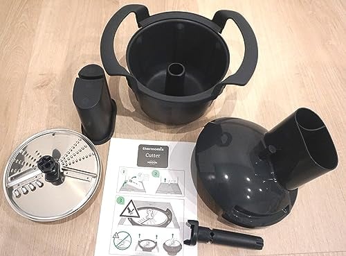 Gemüsestyler - Gemüse Styler Thermomix Vorwerk - für TM6 und TM5, Schwarz