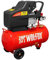 Compressore ad Aria Compressa 24 Litri 1500W Potenza 2HP 8cfm Lubrificato ad Olio con Doppio Manometro Compressori d'aria Portatile Carrellato