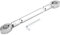 Motorrad Lenkerstrebe 22mm Durchmesser Universal Ausgleichsstange mit Schutz, Aluminiumlegierung Cross Bar für ATV Verstärkungshebel Zubehör(Silber)