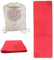 InufySoul® Rutschfeste, faltbare Yogamatte aus recycelbarem TPE, Yogamatte für Reisen, Yogamatte, Pilates, Fitness, Fitnessstudio, 183 x 61 x 0,4 cm (rot)
