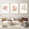 3er Set Poster Bohemian Poster Set Aesthetic Pflanze Bilder Moderne Abstrakt Kunst Wandbilder Boho Deko Bilder,Ohne Rahmen (Poster-02,70x100cm*3Pcs)