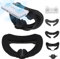 HiBloks Face Cover Pad with Cooling Fan for Meta Quest 3 Accessories, 2Pcs Face Cushion Cover Compatible with Oculus Quest 3 Fan Cooler, Replacement Facial Interface Relieve Lens Fogging (2 Speeds)