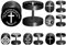 JewelryWe 6 Paar Ohrstecker Fake Plugs: 10mm Schwarz Lebensbaum Bibel Gebet Jesus Keltisch Knoten Nagel Kreuz Tunnel Ohrringe Edelstahl Fakeplug Ohrschmuck für Herren Damen