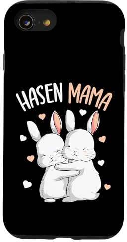 Hasenmama Hase Kaninchen Hasen Mama Hülle für iPhone SE (2020) / 7 / 8
