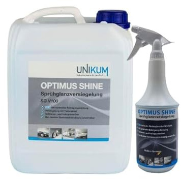 Unikum OPTIMUS SHINE Sprühglanzversiegelung SET 5 Liter + 1 Liter Sprühflasche