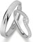 Meissa Verlobungsringe für Damen, 2er-Set Sterling Silber 925 Paar-Ringe Ehering-Set für Herren und Damen Partnerringe für Paar, Set aus zwei Ringen