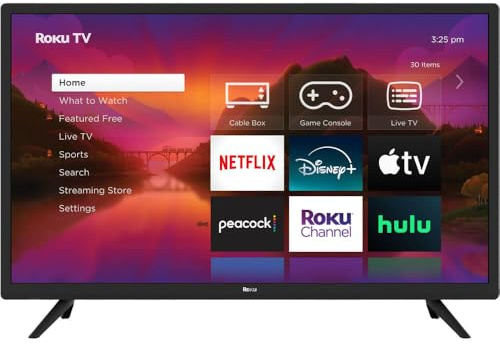 Roku 32 Select Series 720p HD Smart TV TV Remote, Voice Assistant Built-in, Tv Apps, Wi-Fi, Streaming Capability - 32R2B4
