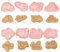 Honicemar Moldes Para Galletas 8 Piezas Moldes Galletas de Transporte Vehículos Cartoon 3D Cortadores Galletas Para Niños Plástico, Para Cookie Dulces Decoración de Pasteles