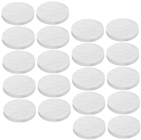 ANDRESLAD 20pcs Small Ceramic Wool Wick Insert Replacement for Tabletop Fire Pit Fireplace Fuel Wicks Sponge Cotton Core for Indoor Use