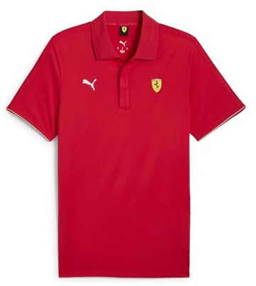 PUMA Herren Scuderia Ferrari HP Race Cloudspun Poloshirt XL Rosso Corsa Red